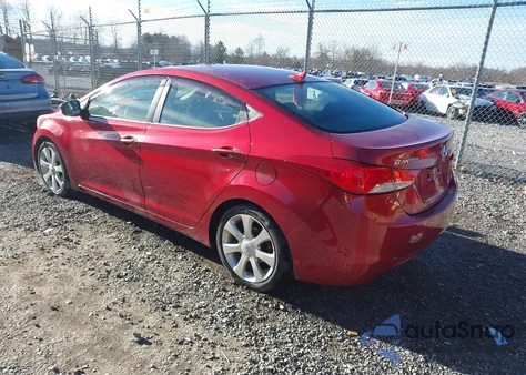 2013 Hyundai Elantra Limited from USA, damaged, VIN 5NPDH4AE1DH314535
